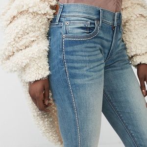 BNWT Express Embroidered Jeans size 0S